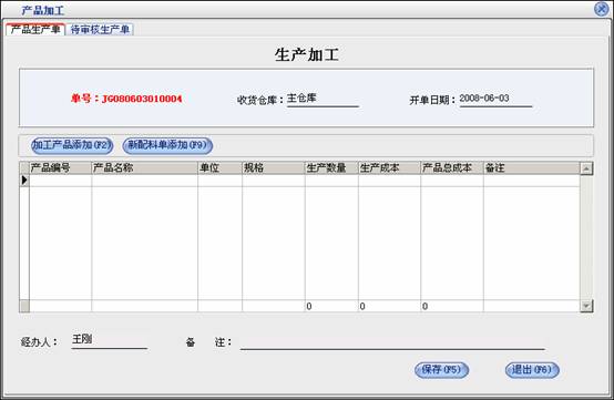 生产加工
