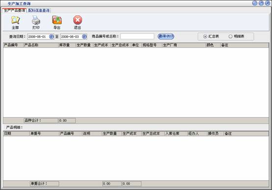 生产查询