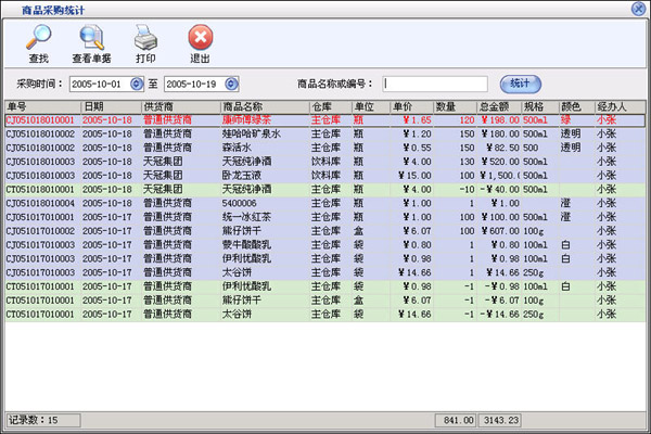 美萍超市销售管理系统
